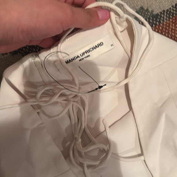 NWOT Amanda Uprichard x REVOLVE Avani Gown in Black & Ivory - Picture 5 of 5